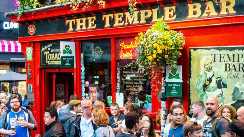 The Temple Bar pub, une institution à Dublin 