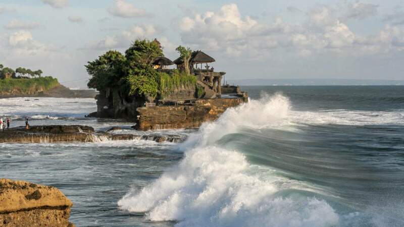 Le Tanah Lot, îlot situé près de l’île de Bali 