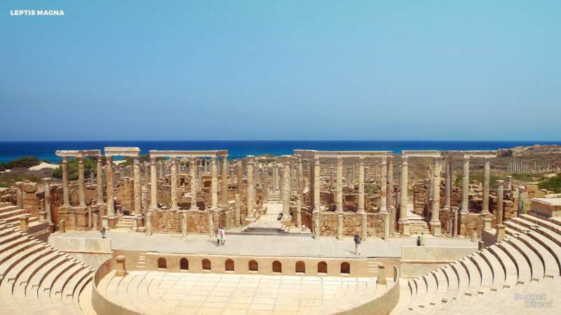 La ville antique de Leptis Magna, Libye : aujourd'hui