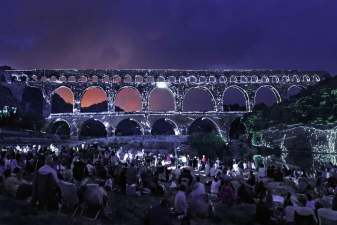 Les soirées “Belle Etoile” (Pont du Gard)