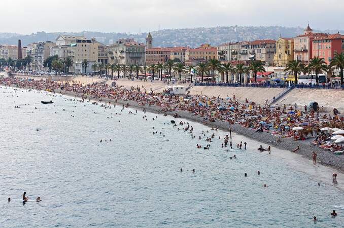 Une plage de Nice