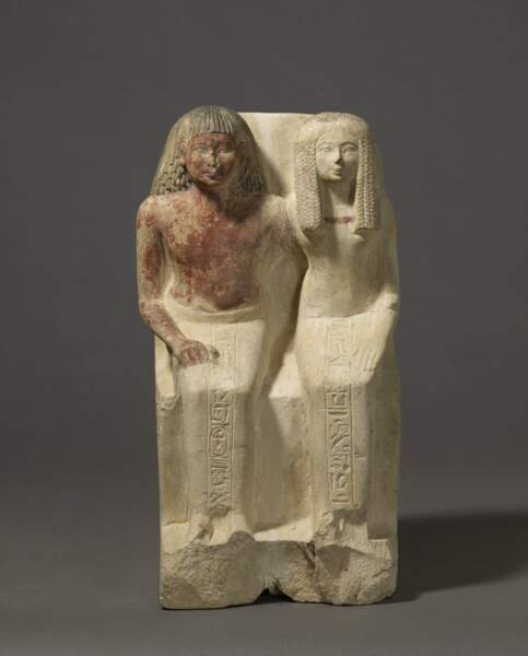 Statue du confiseur d’Amon Samout et de sa femme, la dame Moutnefert