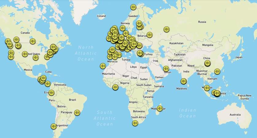 Ecoutez des sons des forêts du monde entier grâce à cette carte interactive
