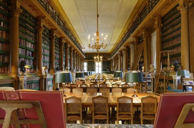 La bibliothèque Mazarine, à Paris