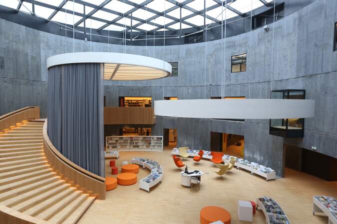 La bibliothèque Oscar Niemeyer, au Havre