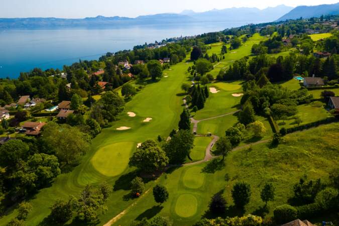 Le golf d’Evian, en Haute-Savoie 