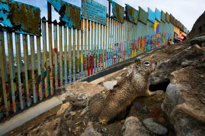 La frontière côté Tijuana, au Mexique