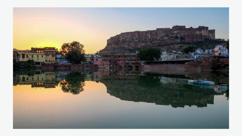 Coucher de soleil sur Jodhpur