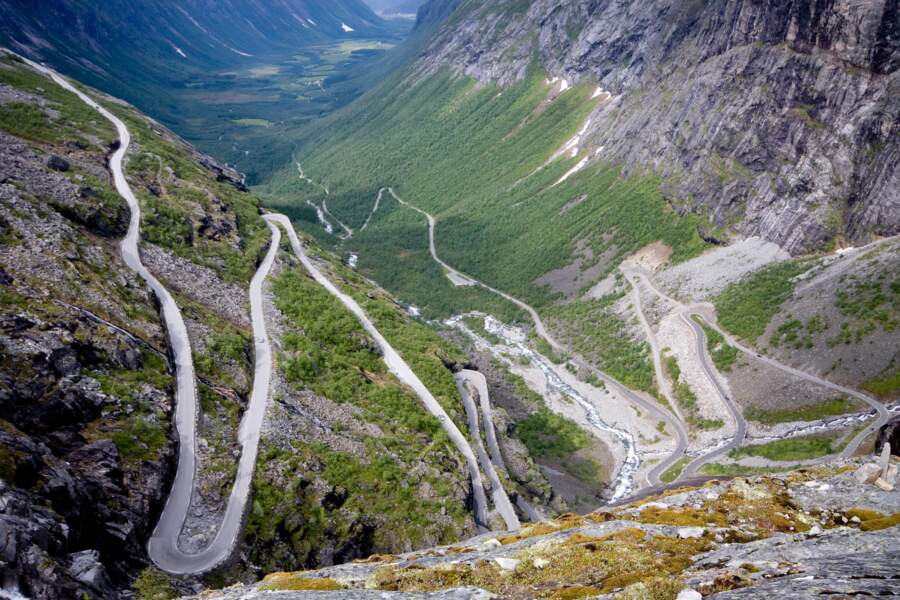 La route des trolls, en Norvège