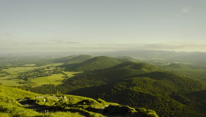 La chaîne des Puys, en Auvergne 