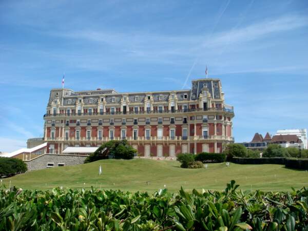 L'hôtel du Palais, à Biarritz 