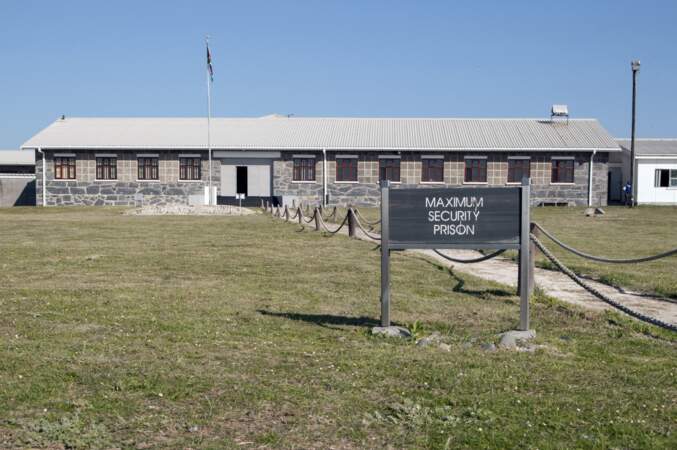 La prison de Robben Island, en Afrique du Sud 