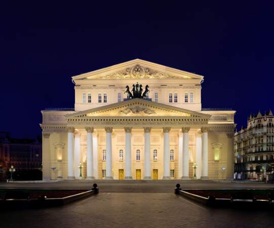 Le théâtre Bolchoï, à Moscou 