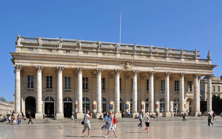 Le Grand Théâtre de Bordeaux, en France 