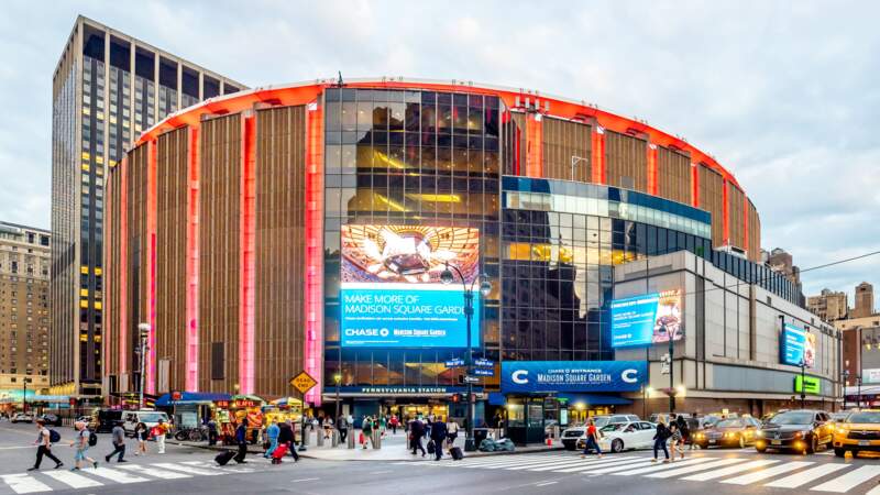 Le Madison Square Garden, à New-York 