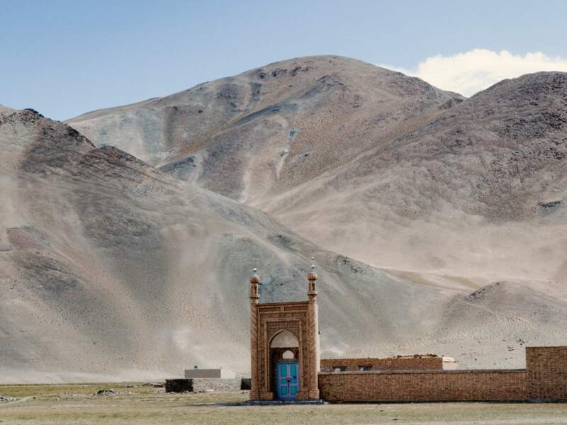 Une mosquée kirghize près du lac Karakul dans le Xinjiang, en Chine.