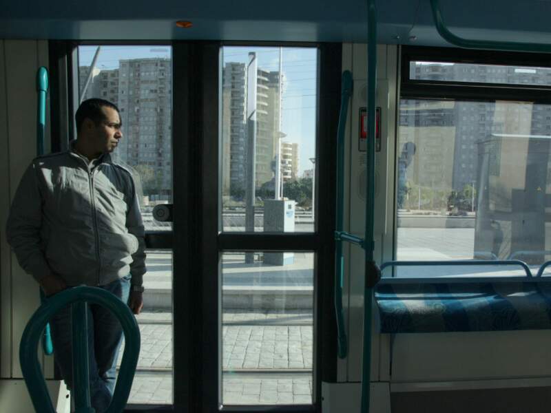 Le nouveau tramway d'Alger, en Algérie.