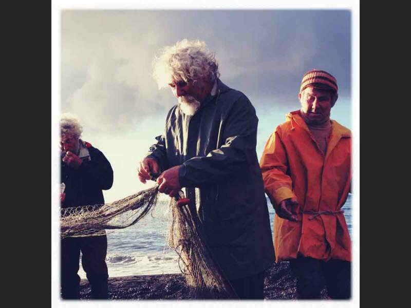 Les pêcheurs de Stromboli, en Italie.
