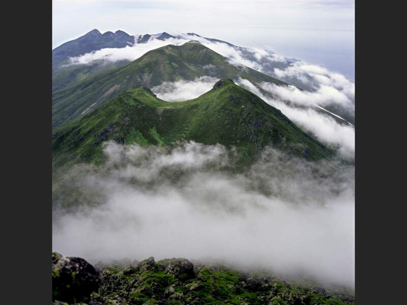 Mont Iou, dans la péninsule de Shiretoko, au Japon