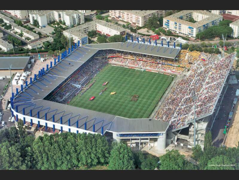 Le stade de la Mosson aujourd'hui à Montpellier, en France