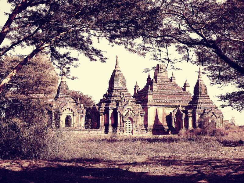 Un temple à Bagan, Birmanie