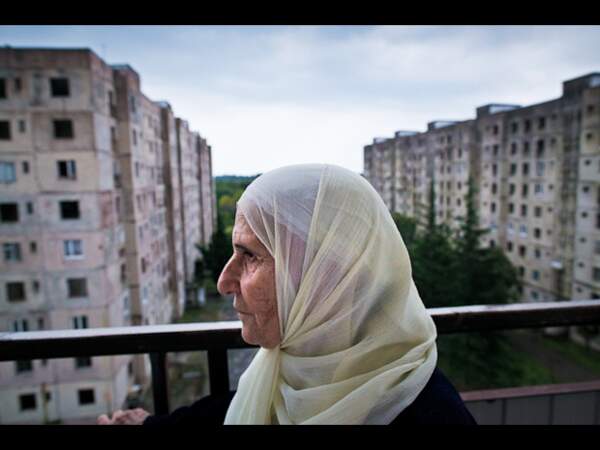 Najla, réfugiée syrienne, tente de reconstruire sa vie en Abkhazie