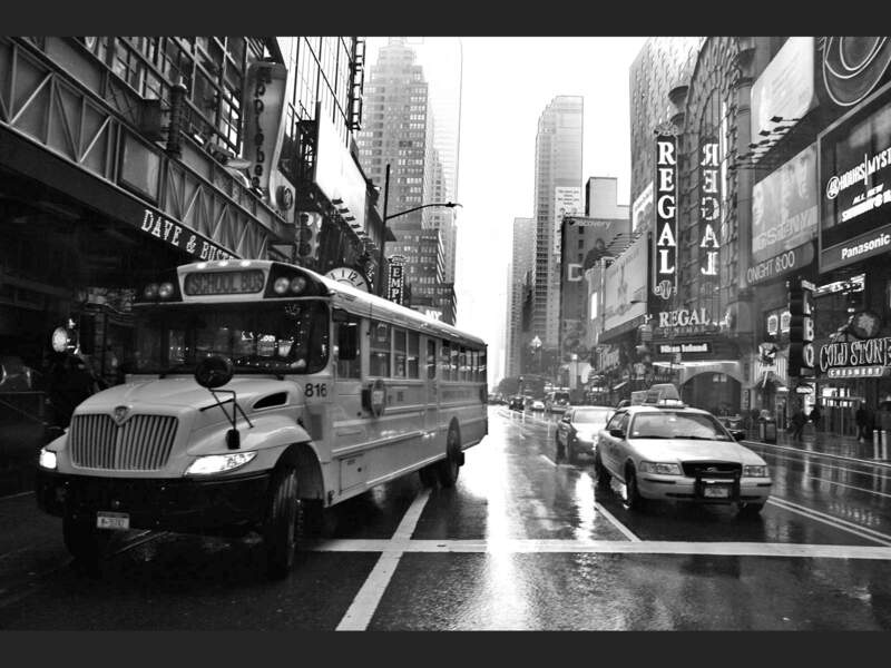 School bus, à New York
