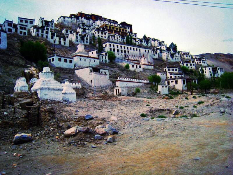 Le gompa (monastère) de Thiksey, Etat du Jammu-et-Cachemire, Inde
