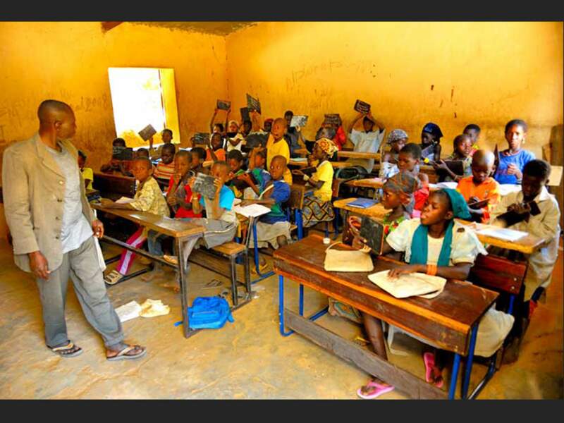 A Yendouma (Mali), la classe du niveau 3 correspond au CE1 en France