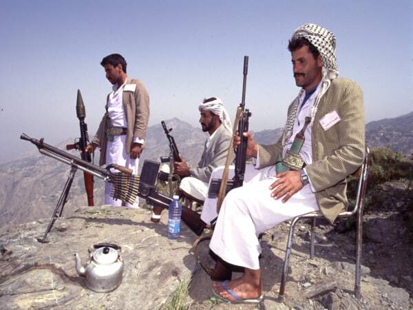Une cérémonie sous haute surveillance à la frontière saoudienne, au Yémen