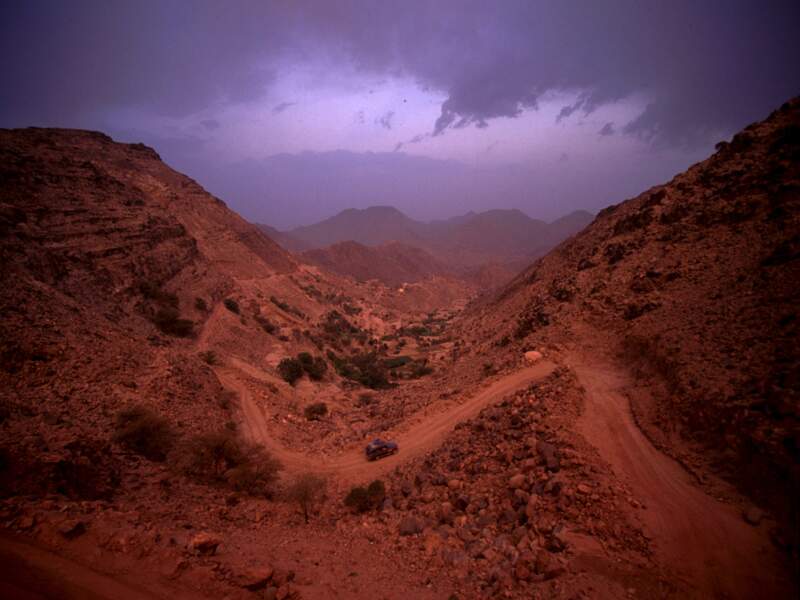 Des montagnes acérées dans la région de Sa’dah, dans le nord du Yémen