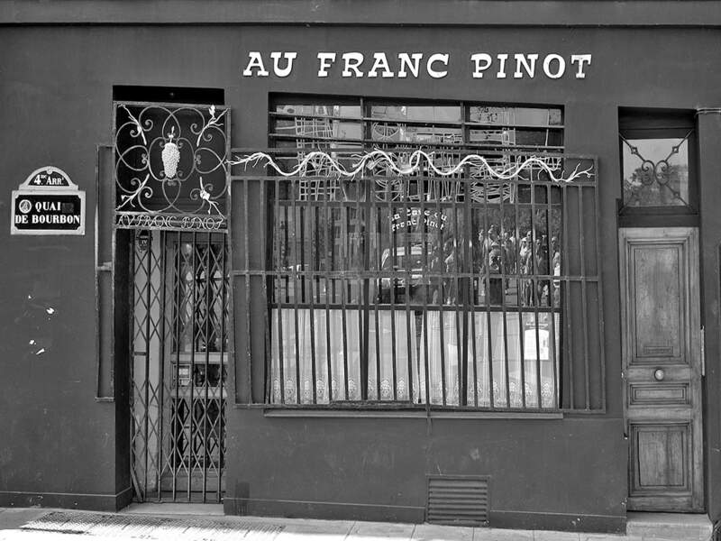 Le cabaret du Franc Pinot, 1 quai de Bourbon à Paris