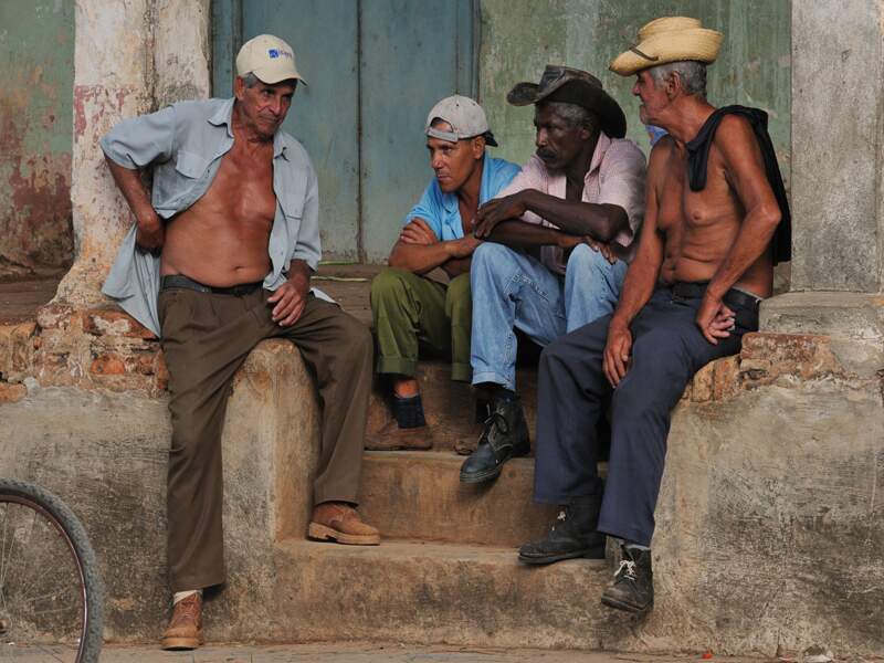 Mixité sociale à Vinales, à Cuba