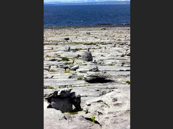 Paysage lunaire du Burren, en Irlande