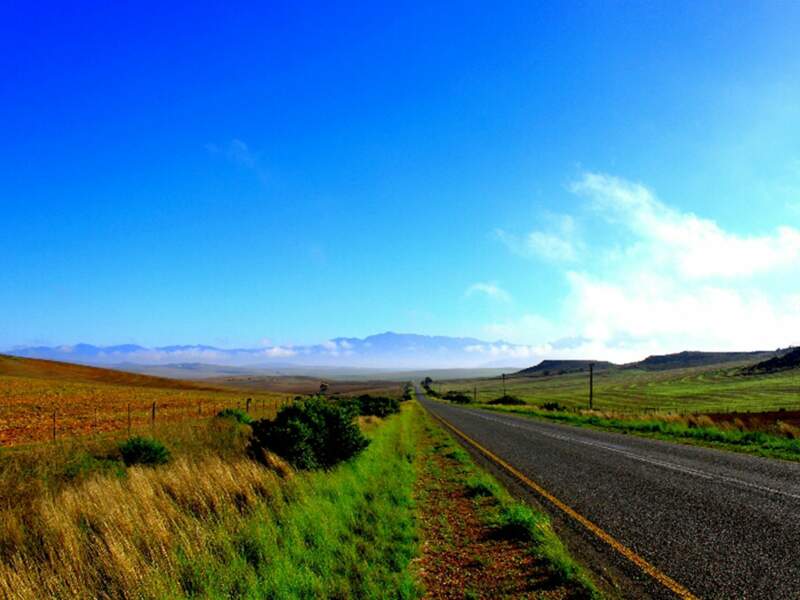 En Afrique du Sud, les lignes droites de la Garden Road sont parfois interminables.