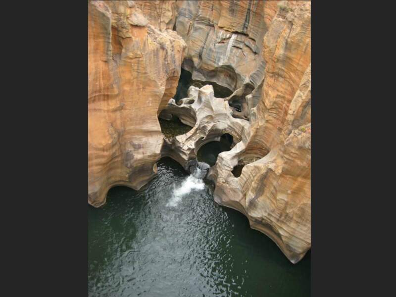 Les étranges formations géologiques de la réserve du canyon de Blyde, en Afrique du Sud.