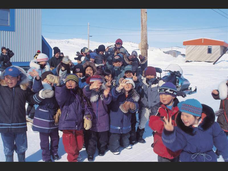 Sourires d’enfants dans le Nunavik, au Québec