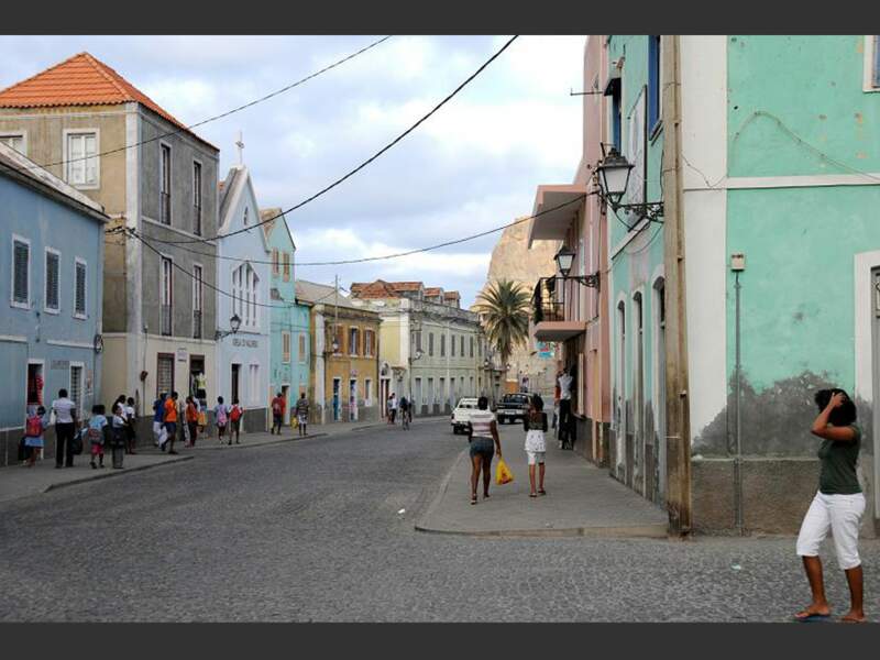 La ville de Ribeira Grande, sur l'île de Santo Antão, au Cap-Vert.