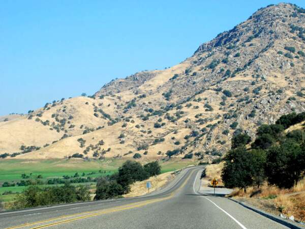 Les autoroutes californiennes sont gratuites et très agréables à utiliser. 