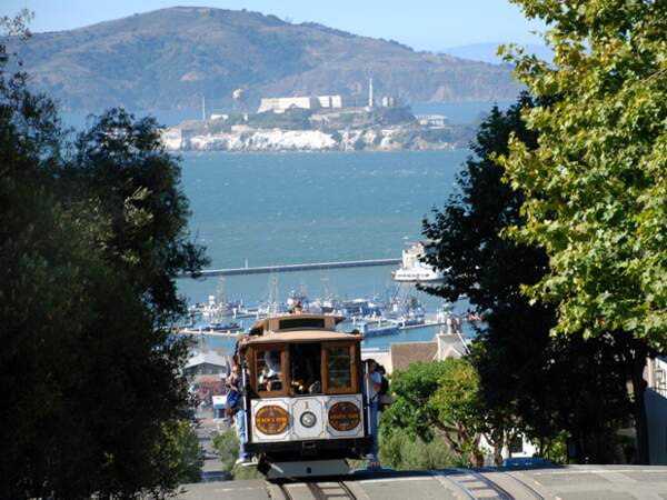 Le cable-car est l'un des symboles les plus connus de San Francisco.