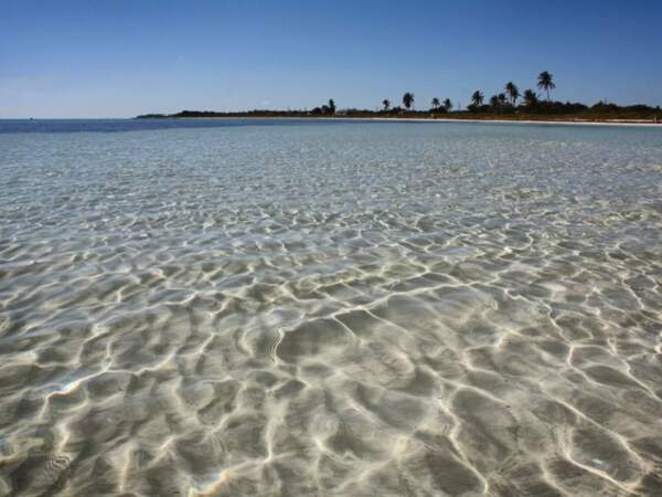 La plage de Sandspur sur l’île de Bahia Honda, en Floride, aux Etats-Unis.