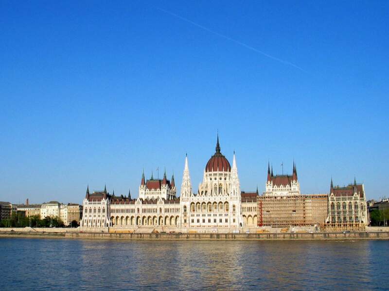 Parlement de Budapest, en Hongrie.