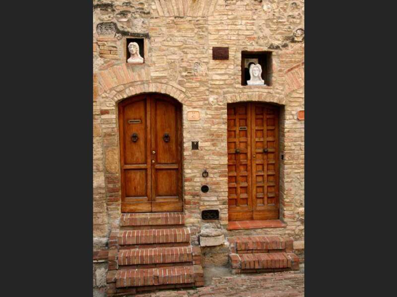 San Gimignano, un village de Toscane, en Italie. 