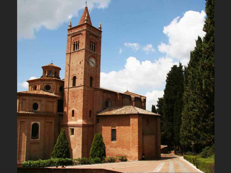 Monastère dans le Val d’Elsa, en Toscane (Italie).