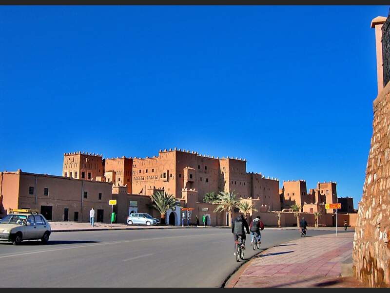 La kasbah de Taourirt, dans la région de Ouarzazate au Maroc