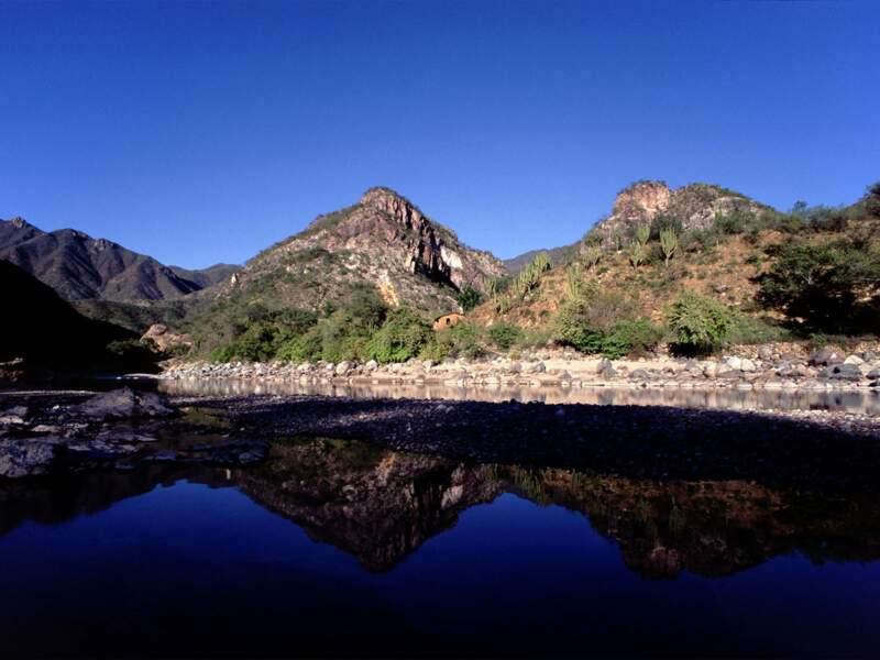 Paysage de Batopilas, dans la région de la Sierra Tarahumara, au Mexique