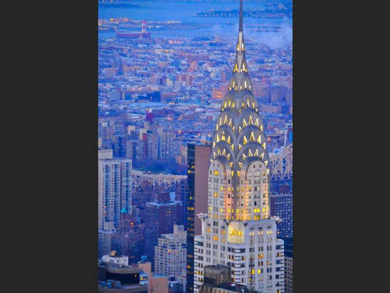 Le Chrysler Building de New York, aux Etats-Unis.