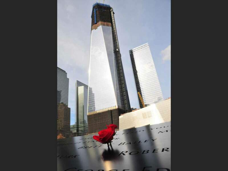Le mémorial du 11 septembre 2001 à New York, aux Etats-Unis.