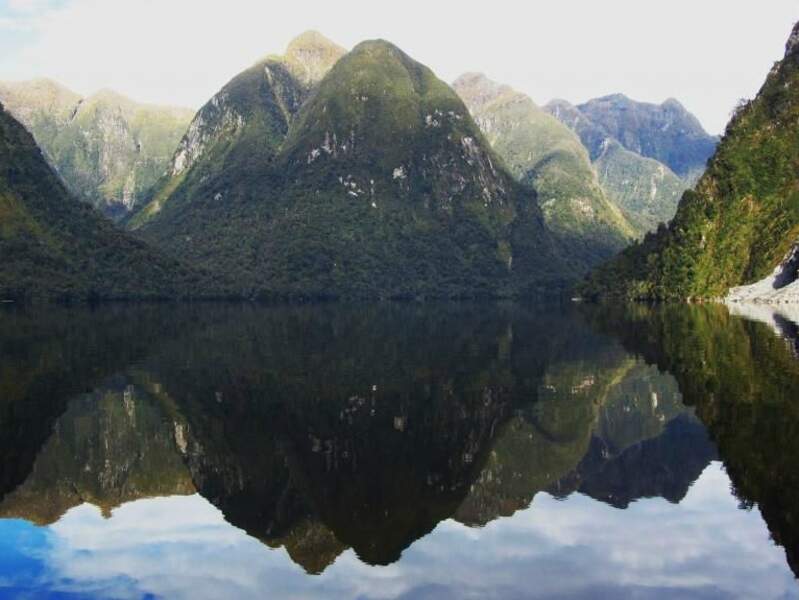 Au cœur du fjord de Doubtful Sound, en Nouvelle-Zélande.