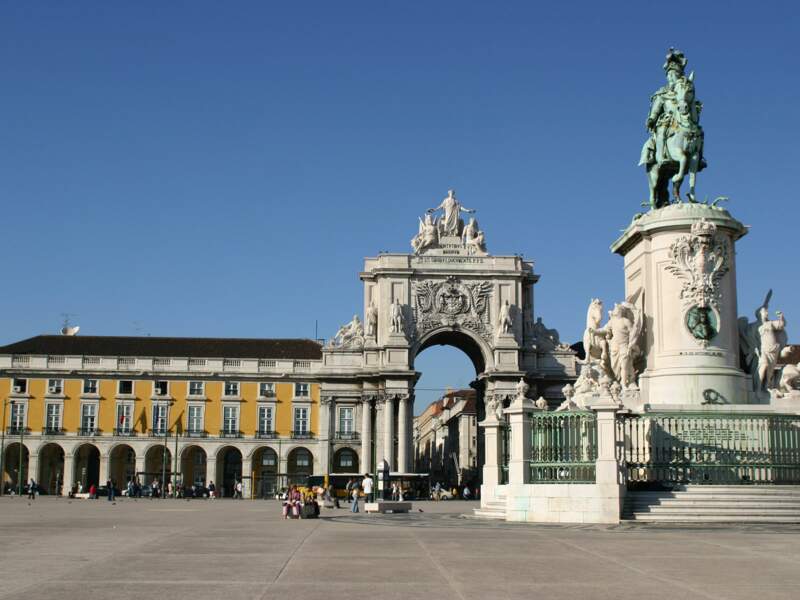 Praça do comercio, Lisbonne, Portugal
